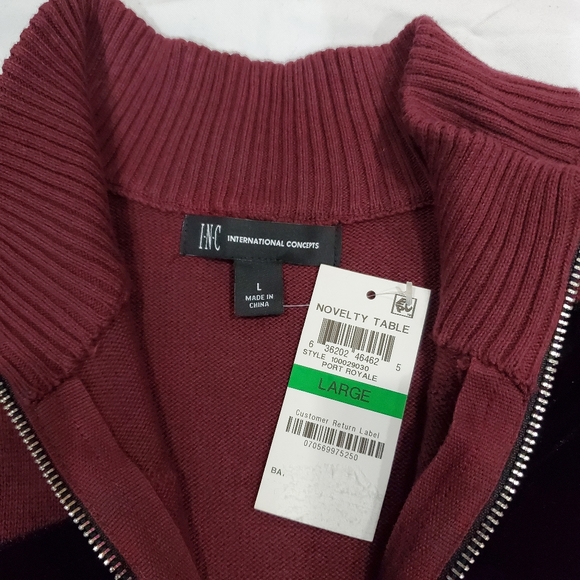 Men's Rebel Varsity Quarter-Zip Sweater - Picture 4 of 4